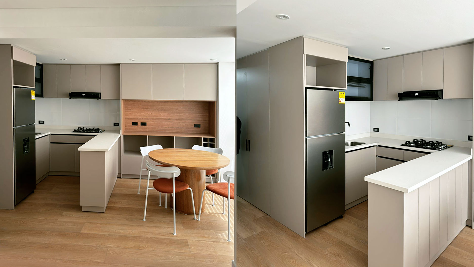 Área: 45m² | Estilo: Minimal funcional | Tiempo: 4 semanas