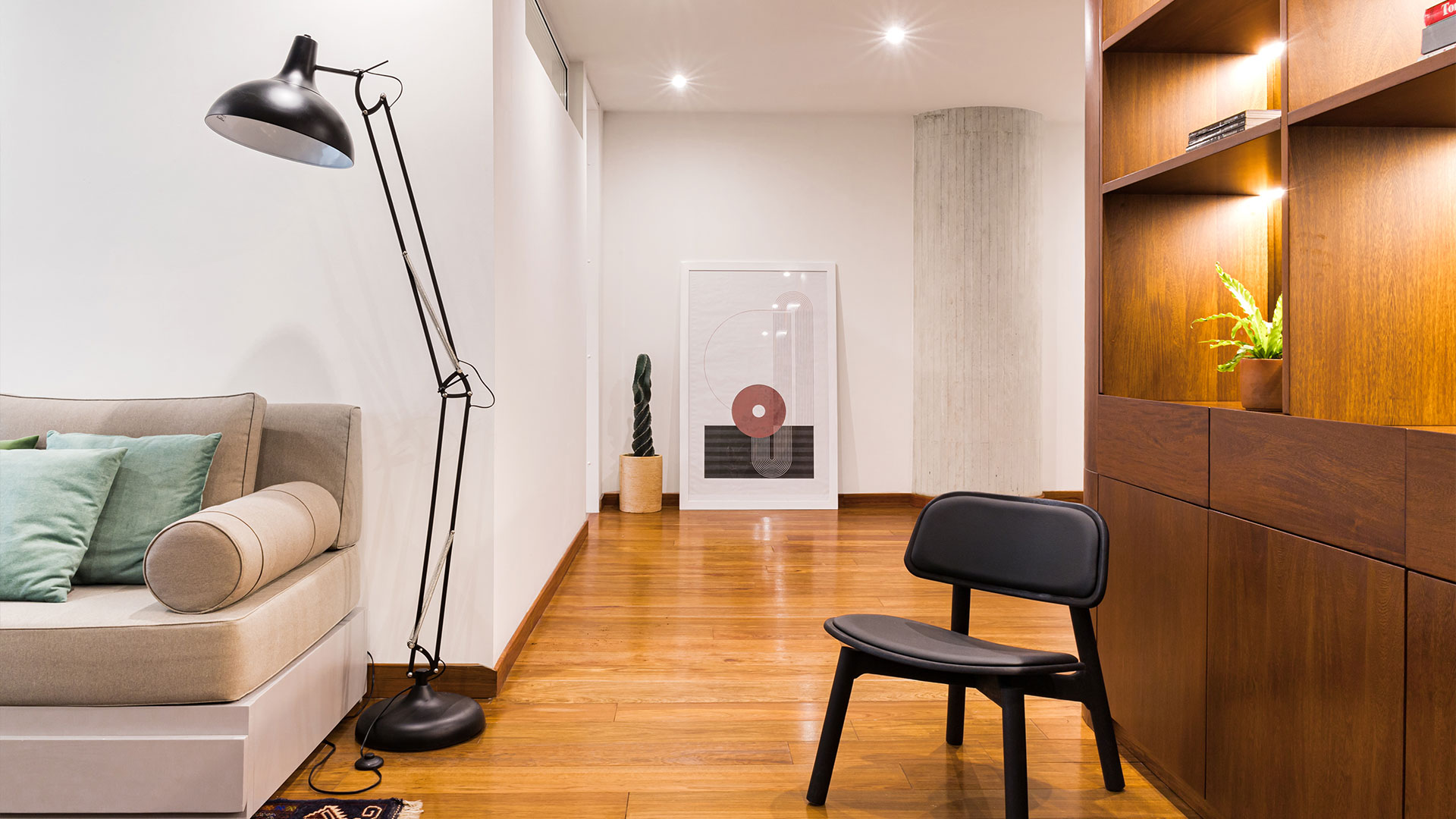 Área: 105m² | Estilo: Moderno Cálido | Tiempo: 5 semanas